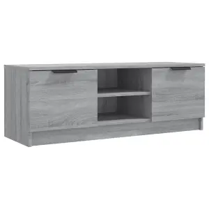 vidaXL TV Cabinet Grey Sonoma 102x35x36.5 cm Engineered Wood