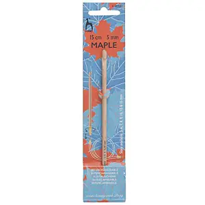 MPLE I-C/HK 15CMX5.00 - Crochet Hook: Interchangeable: Maple: 15cm x 5.00mm - Pony