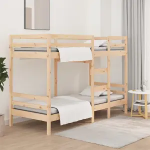 Berkfield Bunk Bed 80x200 cm Solid Wood Pine