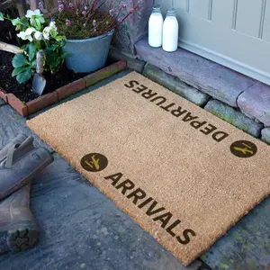 Arrivals & Departures Doormat (90 x 60cm)