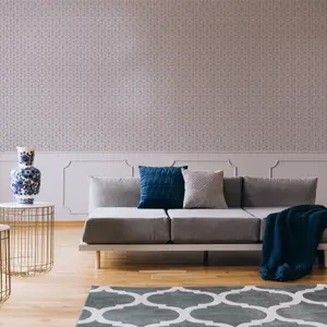 GoodHome Harrold Grey Glitter effect Prism Textured Wallpaper