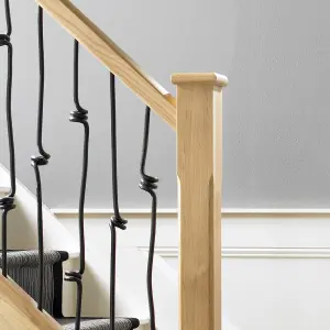 Richard Burbidge Elements Oak Rake Handrail, (L)3.6m (H)55mm