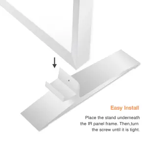 SUNHEAT Mirrorstone 700W - Floor Standing or Wall mounted Far Infrared Panel Heater