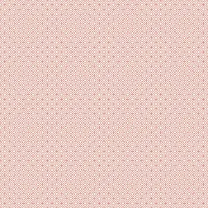 Galerie Small Prints Red Diamond Grid Wallpaper Roll