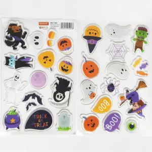 Spooky Creatures Cute Halloween Gel Clings