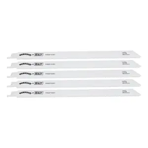 Reciprocating Saw Blade 280mm Length 10tpi Bi Metal Pack of 5 by Ufixt