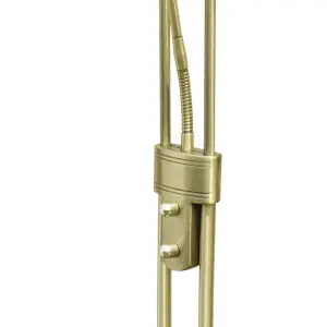 Luminosa Lampa LED Floor Lamp 18W+5W 3000K Antique Brass