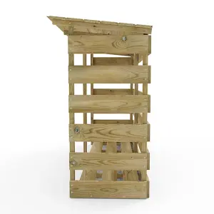 Everest Wooden Log Store (Double - 190cm Wide, 123cm Tall)