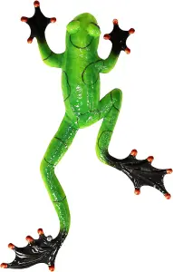 Primus Green Frog Metal Wall Art