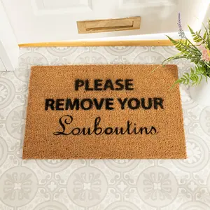 Please Remove Your Louboutins Doormat