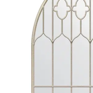 MirrorOutlet Buttercup Country Arch Large Garden Mirror 140 x 75cm 4ft7 x 2ft5