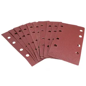 Hook/Loop 1/3 Sheet Sanding Sander Sandpaper Pads 20 Pack 80 Grit