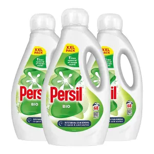 Persil XXL Washing Liquid Detergent Bio Stain Removal 68 Washes 1.836 L, 3 Pack