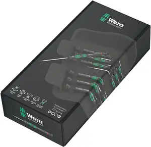 Wera 073675 Kraftform Micro 12 Piece Precision Screwdriver Set In Pouch