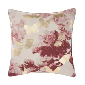 Linen House Floriane Botanical 100% Cotton Cushion Cover