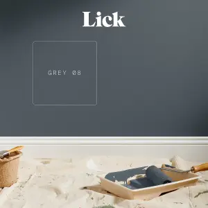 Lick Grey 08 Matt Emulsion paint, 2.5L