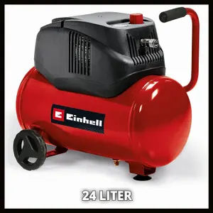 Einhell Oil Free Air Compressor 24L 110l/min 76dB 1200W 8 Bar 116 PSI TC-AC 200/24/8 OF