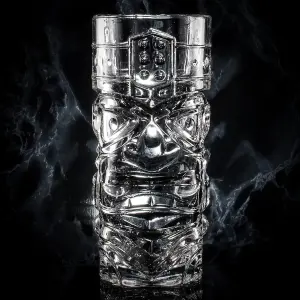 Bar Bespoke Set of 4 Tiki Glasses 450ml Clear