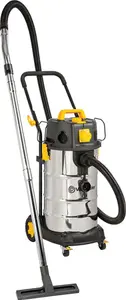 Vacmaster 110V M Class Dust Extractor, 38L Industrial Wet & Dry Vacuum Cleaner With Push Clean Filter And Power Take Off