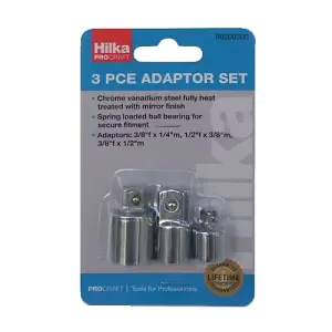 Hilka 3 Piece Socket Adapter Set