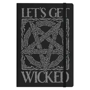 Grindstore Lets Get Wicked A5 Notebook Black/White (One Size)