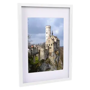 Nicola Spring Photo Frame with A4 White Mount - A3 (12" x 17")