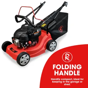 RocwooD Petrol Push Lawnmower 16"