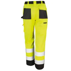 Result Core Unisex Adult Hi-Vis Safety Cargo Trousers