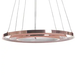 Metal LED Pendant Lamp Rose Gold ATREK