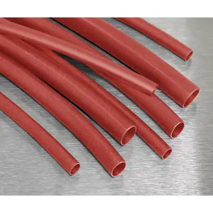 Sealey Heat Shrink Tubing Assortment 180 Pieces 50mm & 100mm Red HST501R