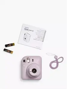 Fujifilm Instax Mini 12 Instant Camera With Built-In Flash & Hand Strap