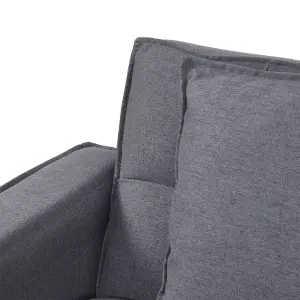 3 Seater Sofa, 177 cm Modern Fabric Upholstered Sofa Couch - Max Load 330LBS