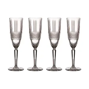 Maxwell & Williams Verona Set of Four 150ml Champagne Flutes