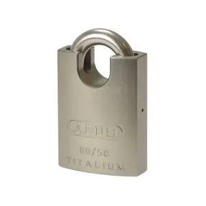 ABUS Mechanical 90RK/50mm TITALIUM™ Padlock Closed Shackle Keyed Alike 2745