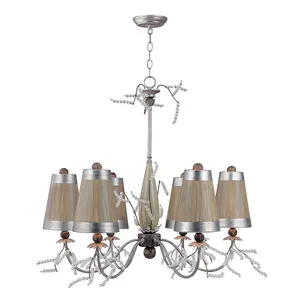 Elstead Kristal Luxe Multi Arm 6 Light Chandelier