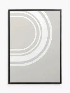 John Lewis ANYDAY Aluminium Poster Frame, Black