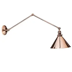 Luminosa Provence 1 Light Indoor Wall / Ceiling Light Polished Copper, E27