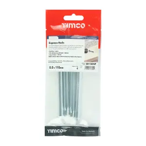 Timco - Express Nails - Zinc (Size 8.0 x 110 - 4 Pieces)