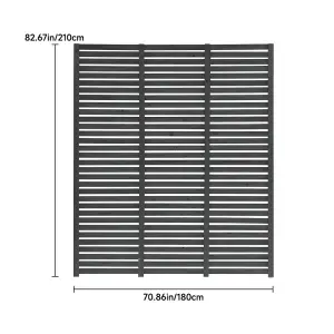 Pressured Treated Wood Panels for Wall Fence Panel 180cm W x 210cm H