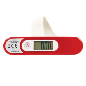 Hardys 50KG Digital Travel Portable Handheld Weighing Luggage Scales Suitcase Bag - Red