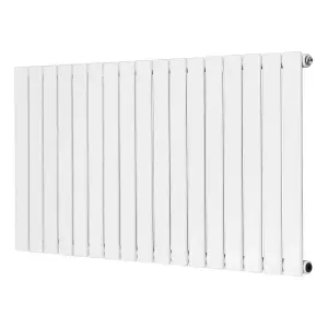 G-Rad White Single Flat Panel Horizontal Radiator - (H) 600 x (W) 1156mm