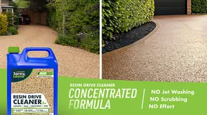 3 x 5L Jarder Resin Driveway Cleaner - Eliminates Moss, Algae and Mould - No Bleach or Acid