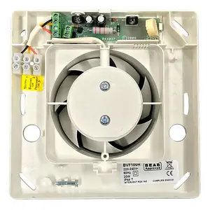 Intervent BVF100H Axial Extractor Fan 100mm / 4 Inch (Humidistat / Timer Model)