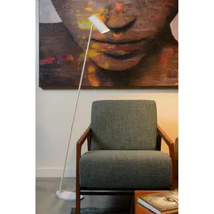 Lucide Hester Modern Floor Reading Lamp - 1xGU10 - White