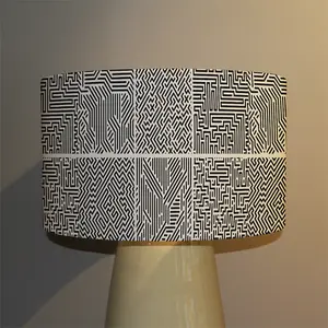 striped geometric patterns (Ceiling & Lamp Shade) / 25cm x 22cm / Ceiling Shade