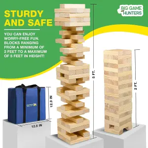 Jumbo Hi-tower - Tumble Tower Block Stacking Game - From 0.6 to 1.5 metres