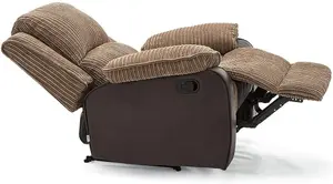 Valencia Manual Latch Recliner Armchair Brown