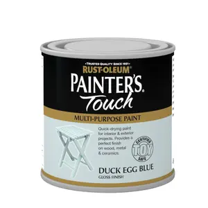 Rust-Oleum Painter's Touch Duck egg Gloss Multi-surface paint, 250ml