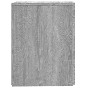 Berkfield Apothecary Cabinet Grey Sonoma 20x45.5x60 cm Engineered Wood