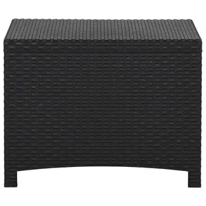 Berkfield Garden Storage Box 60x54x41 cm PP Rattan Graphite